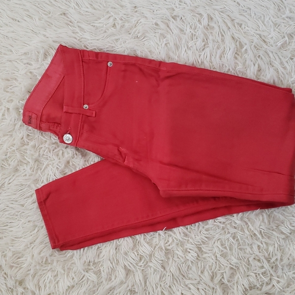 HUDSON Krista Ankle Super Skinny Jeans Currant Red sz 29 Women's Colored Denim - Picture 3 of 6